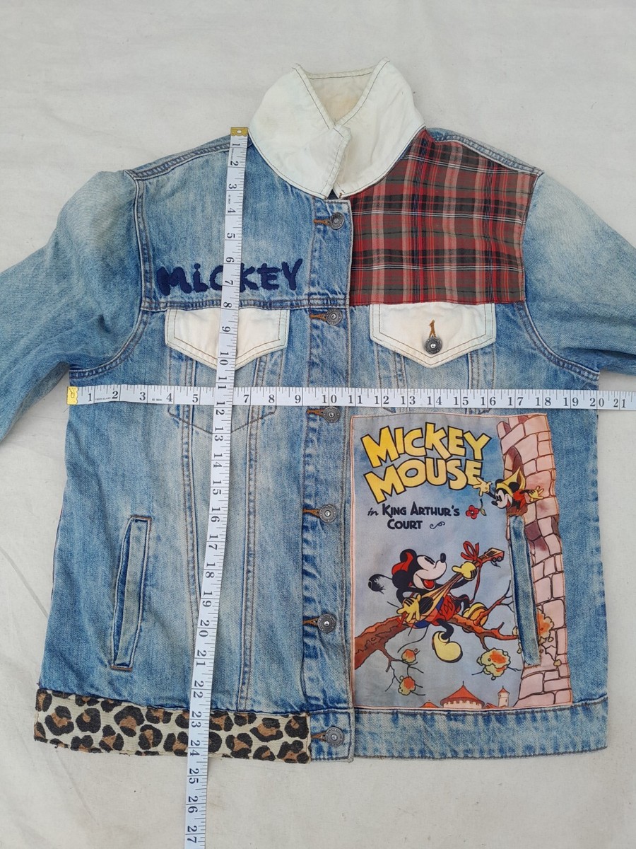 ジャケット・アウター Desigual x Disney Docking Denim Jacket Waxed Mickey™ denim jacket Women's I Desigual.com
