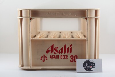 ASAHI BEER 334ml 30 Bottles Empty Plastic Crate Bottled Beercase