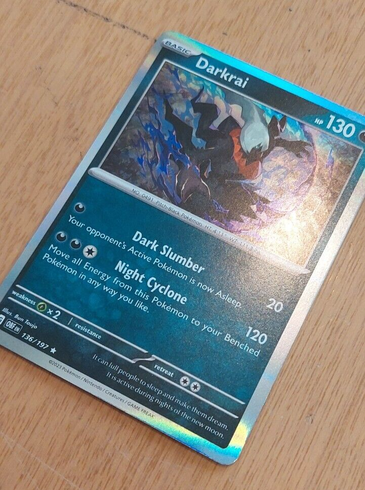 Darkrai (136/197) Holographic Pokemon Card | eBay