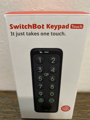 SwitchBot Keypad Touch for SwitchBot Lock W2500020 Keyless Home Entry New Sealed