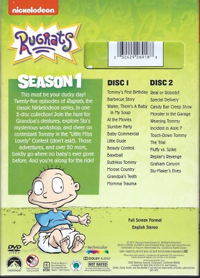 Rugrats - Season 1 (DVD, 2017, 2-Disc Set) Nickelodeon 32429269188