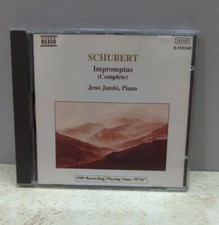Franz Schubert : IMPROMPTUS COMPLETE CD JEN JAND PIANO 1989 Recording Naxos