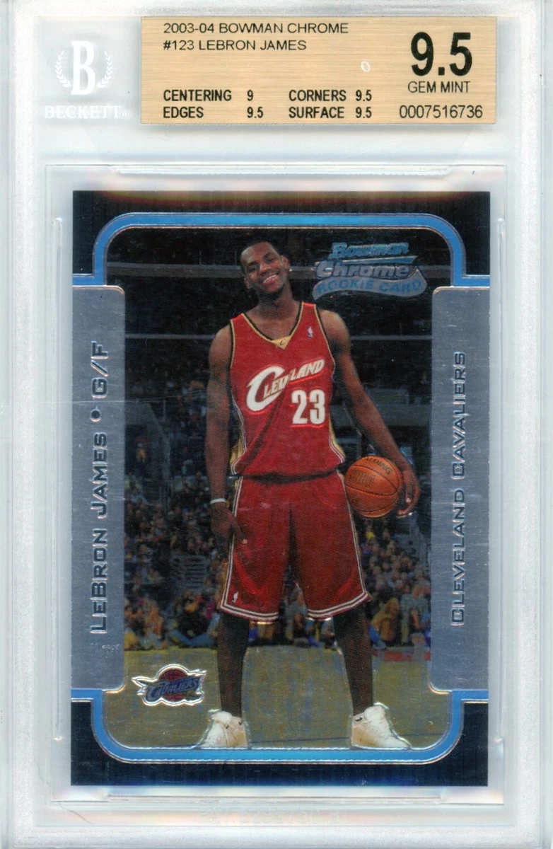 Bowman LeBron James Beckett Grading Services (BGS) Basketball