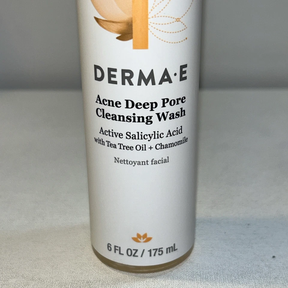 Nuevo Derma-E lavado de limpieza profunda de poros para acné 6 fl oz  Foto 2 de 4