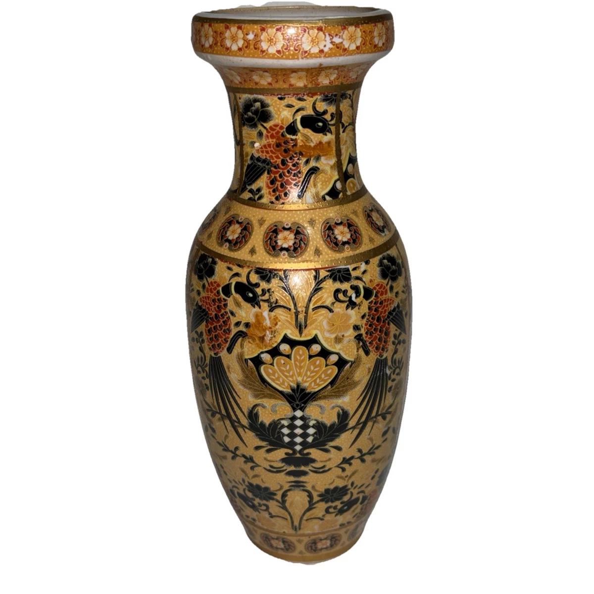陶瓷黄金古风原创中国风花瓶| eBay