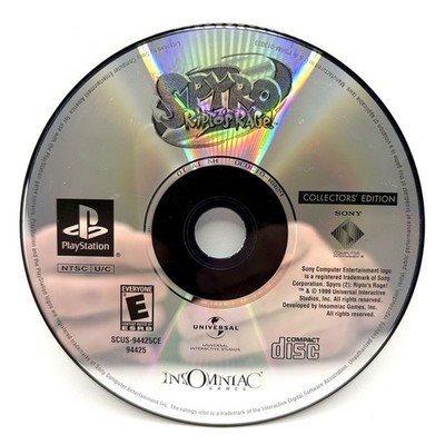 PS1 Spyro 2: Ripto's Rage Sony Collector s Edition Disc Only Tested And Working