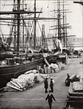 1968 Vintage Print Heart Line Stern Wheeler Ship 1886 Silver Springs Florida