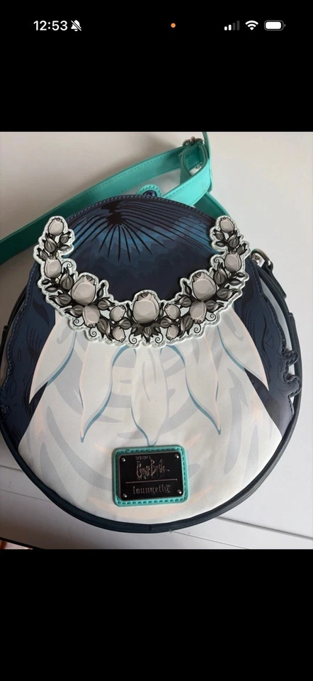 Loungefly Disney Nightmare Before Christmas Emily Round Crossbody Bag - Image 2 of 4