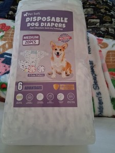 Pet Soft Female Dog Disposable Diapers 19pk NEW