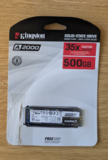 Kingston A2000 (SA2000M8/500G) SSD NVMe PCIe 4 M.2 2280 500GB minimal use