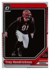 2024 DONRUSS OPTIC #43 TREY HENDRICKSON CINCINNATI BENGALS FOOTBALL