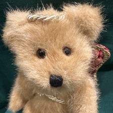 Boyds Bear Christmas Plush ..... Carole Songbeary Angel Bear 8  Brocade Wings