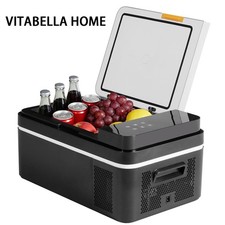 VITABELLA HOME Portable Car Refrigerator Freezer Single Zone Electric Car Cooler