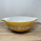 Vintage Pyrex Butterfly Gold #444 Cinderella Mixing Nesting Bowl 4 Qt