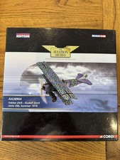 Corgi Ltd Edition AA38904 Fokker DVII - Rudolph Stark Jasta 35b Die Cast 1:48