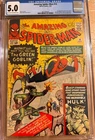 AMAZING SPIDER-MAN #14 CGC 5.0 1ST APP OF THE GREEN GOBLIN 1964