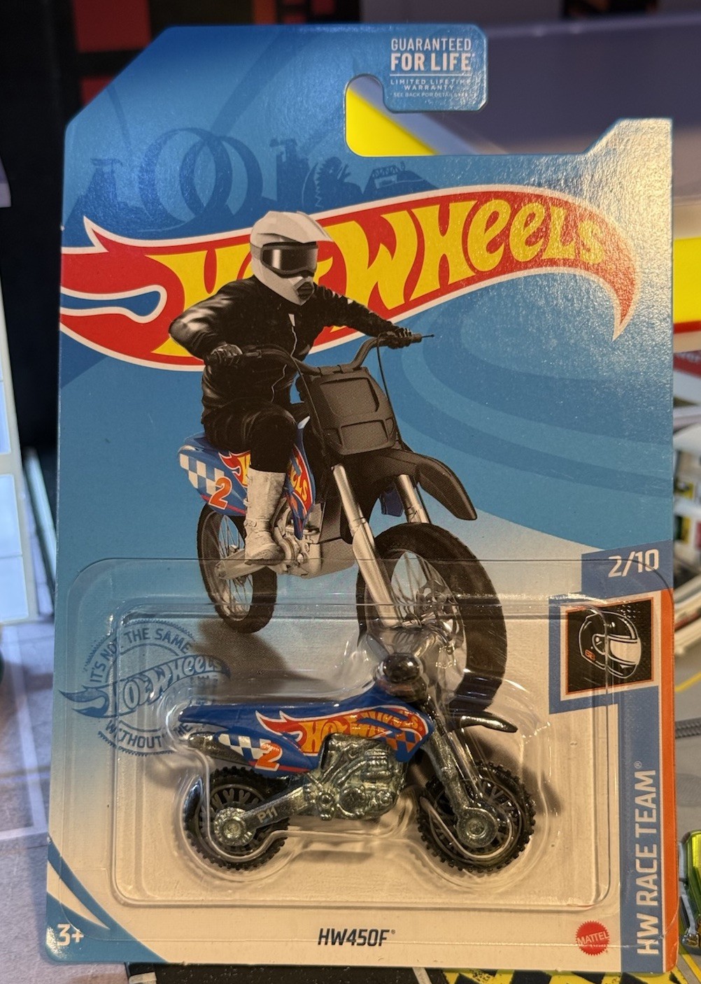 2021 Hot Wheels HW450F Dirt Bike HW Race Team 2/10 1:64 Diecast Motorcycle