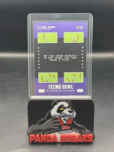 2026 Bo Jackson Battle Arena Tecmo 5 Dog Draw Short Print Play #PL30