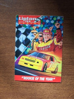 1995 Lipton Tea Johnny Benson Jr Johnny Benson Rookie of the Year NASCAR