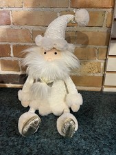 RETIRED! JellyCat 21’ Large Snowflake Santa! Very Rare! Great Condition