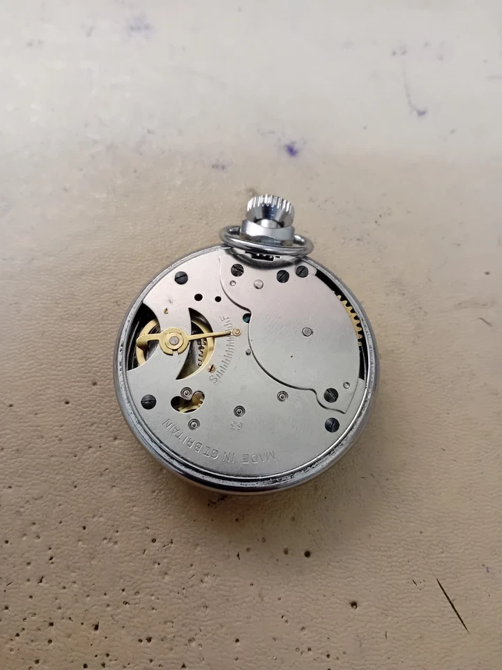 Lovely 1963 Ingersoll Triumph Pocket Watch Serviced new Crystal (437) - Image 3 of 4