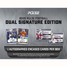 2025 Pulse Football Dual Signature Edition Mega Box Factory Sealed  26 25PUFDSE