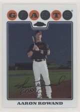 2008 Topps Chrome Aaron Rowand #169 2u3