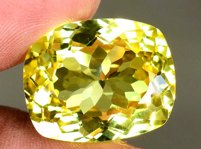30.10 Ct Natural Yellow Sapphire Cushion Stunning GIE Certified Loose Gemstone