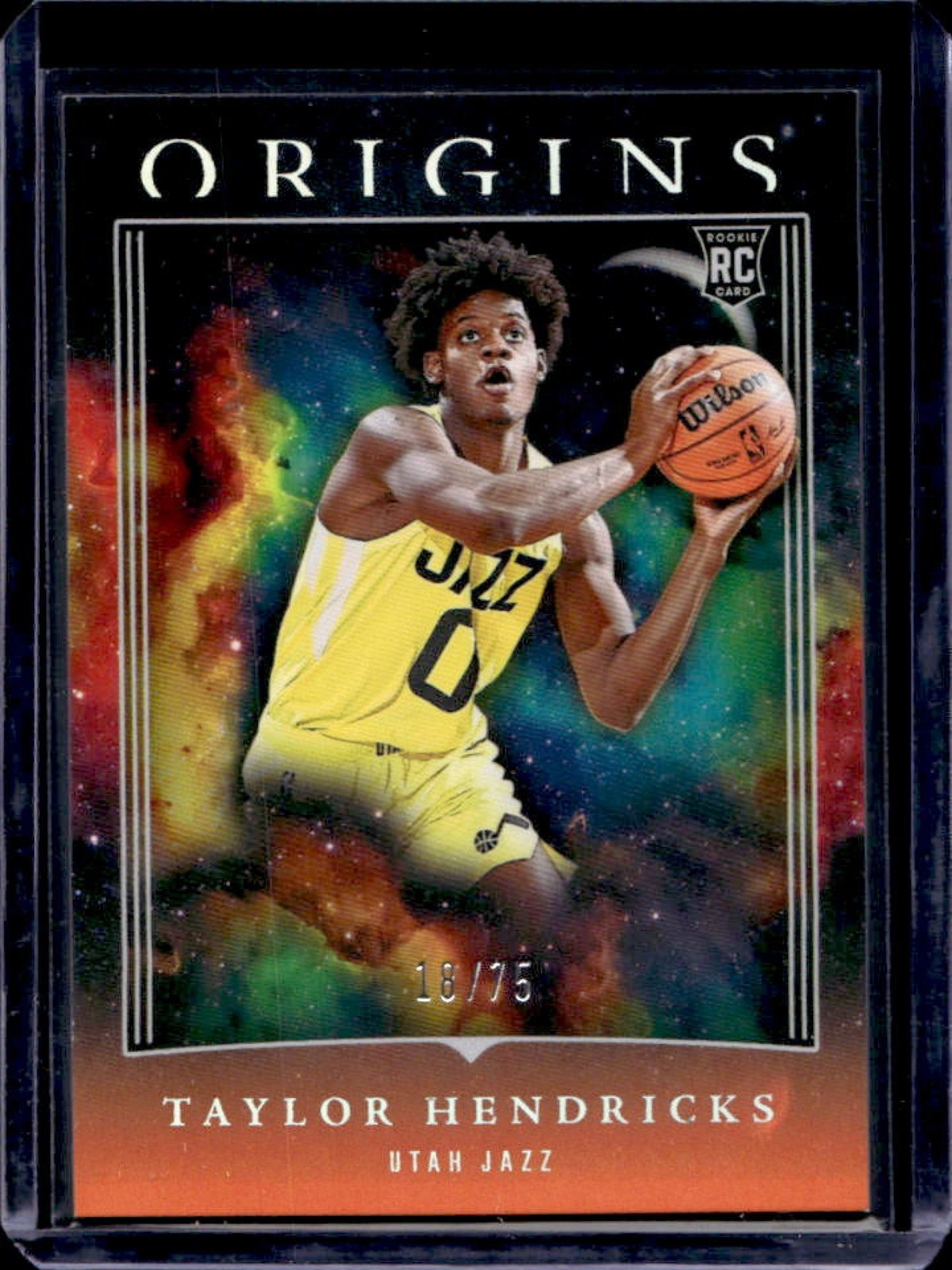 2023-24 Origins Taylor Hendricks RC Orange Rookie #18/75 Jazz