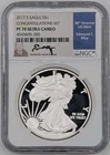 2017 S American Silver Eagle NGC PF70 Ultra Cameo Congrat. Set Edmund Moy Signed