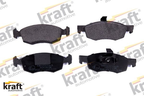 Kraft 6003415 Bremsbelagsatz FüR Scheibenbremse Bremsbelagsatz FüR Fiat-image