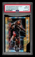1996-97 Bowman's Best Best Cuts Atomic Refractor: #BC14 Hakeem Olajuwon PSA 10