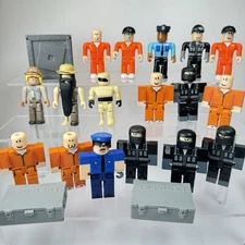 Lot 21 Roblox Minifigures Jailbreak Museum Heist Game Packs Accessories No Codes