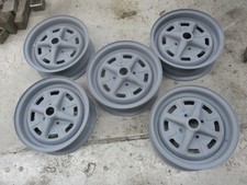 MG Midget Sprite Rostyle wheels set of 5 , shotblasted & primed