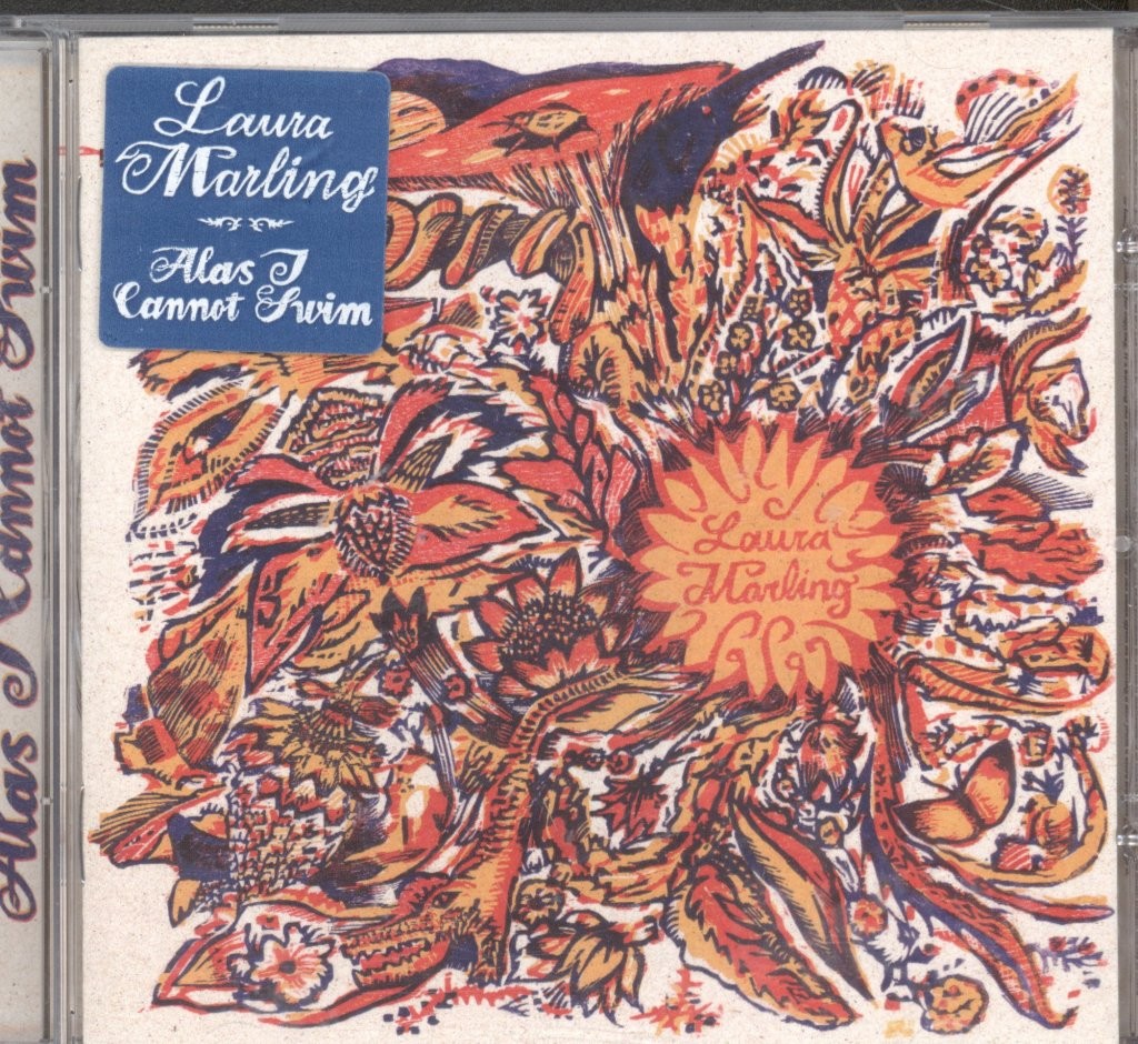Laura Marling Alas I Cannot Swim CD UK Virgin Has title sticker on front CDV3040