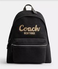 COACH Black Canvas Cargo Backpack Full Size BRAND NEW