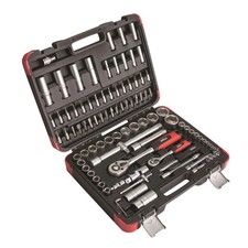 Hilka Socket Set 94 Pce Metric  1/2 " 1/4 " Inch Ratchet Extension Tool Kit