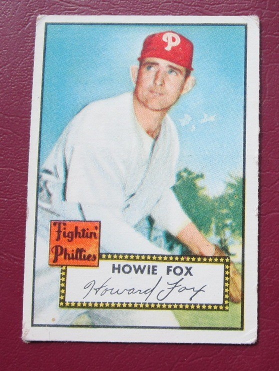 1952 Topps Howie Fox (Philadelphia Phillies) #209 VG