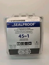 Sealproof Deep 2-Gang Electrical Outlet Cover Extra Duty 