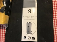 Geckobrands Waterproof Tarpaulin Dry Bag Kayak, Raft, Paddle, Boating, Sailng