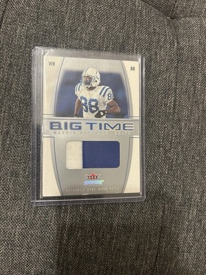 2004 Fleer Genuine Marvin Harrison Patch Big Time Colts /88 BTO-MH