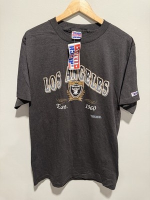 Vintage Los Angeles Raiders T Shirt Trench Ultra Deadstock NFL Tee