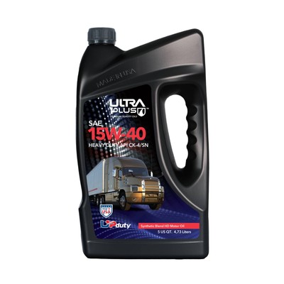 Ultra1Plus SAE 15W-40 Synthetic Blend Diesel API CK-4/SN (JUG - 5 QTS)