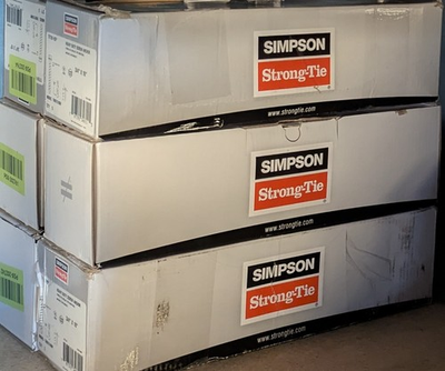 #ad #ad Box 5 Simpson Titen Strong Tie THD75100H Anchors 3 4quot;x10quot; Bolts $50.00