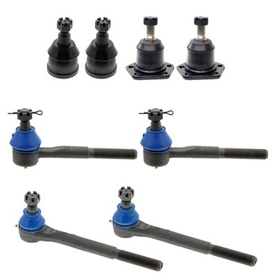 Mevotech Supreme 8PC Tie Rod Ends & Ball Joint Kit for GMC P3500 RWD 1991-1994