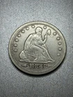 🔥1853 Seated Liberty Quarter, Arrows/Rays, Sharp Features, BID TO WIN!🔥