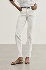 AYR The Stir White Slim Straight Leg Jeans Women s Sz 27 Made in LA Minimalist
