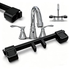 Universal Faucet Handle Lock for Double Sinks, 2026 New  Pet Safety Guard wi...