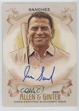 2021 Topps Allen & Ginter's Full Size Non-Baseball Jesse Sanchez Auto 0wp8