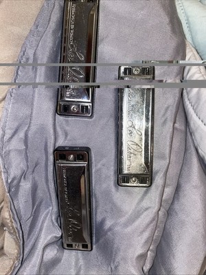 3 Lee oskar harmonica by tombo made in japan Db7